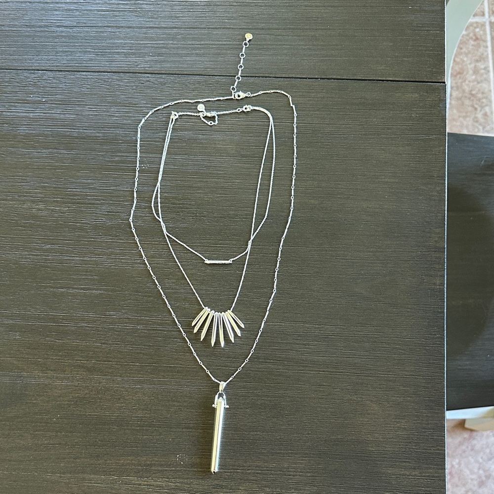Stella and Dot - 2 Necklaces - Rebel Cluster and Rebel Pendant